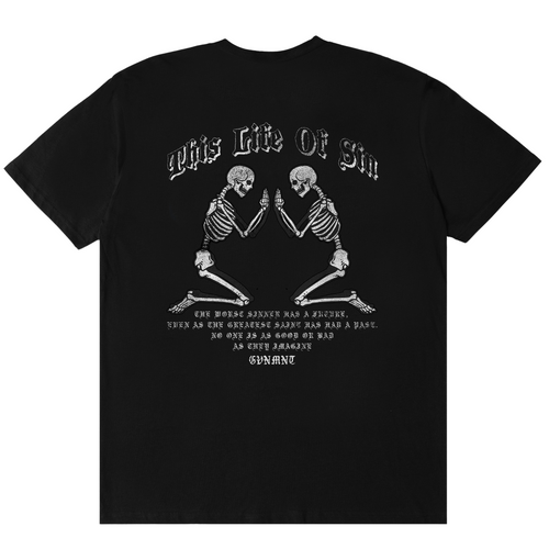 GVNMNT Clothing Co GVNMNT Clothing Co The Life of Sin T-Shirt | Black Tees | The Vines