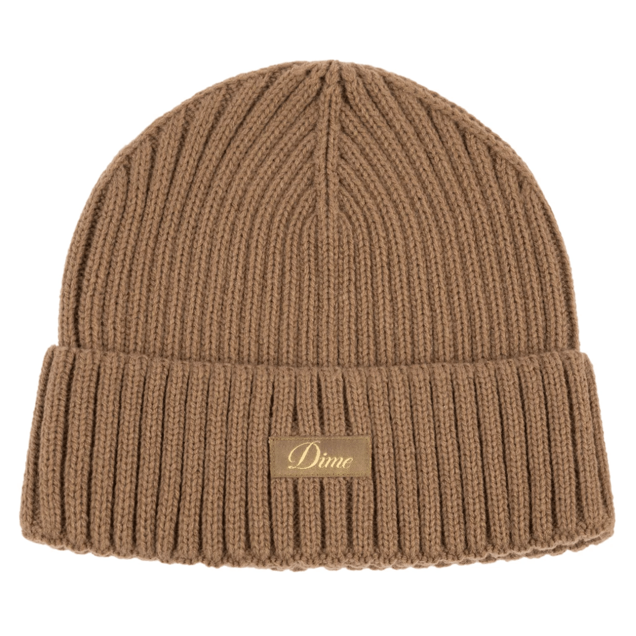 Dime MTL Cursive Fold Beanie | Coffee – The Vines Supply Co