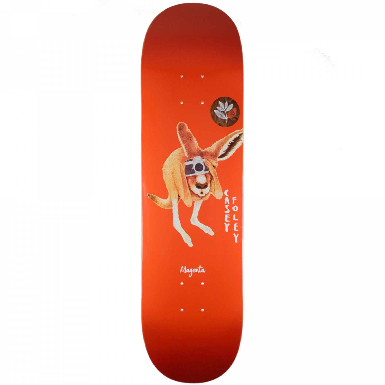 Magenta Casey Foley Kangaroo Skateboard Deck | 8.25