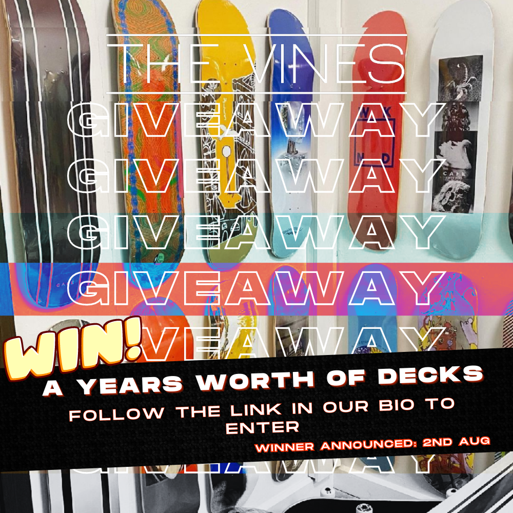 WIN A YEARS SUPPLY OF SKATE DECKS!