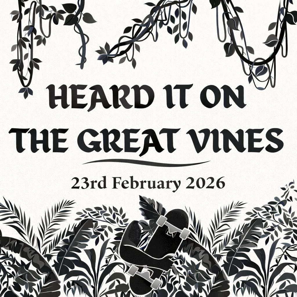 Heard It On The Great Vines - Skateboarding News - 09/02/26