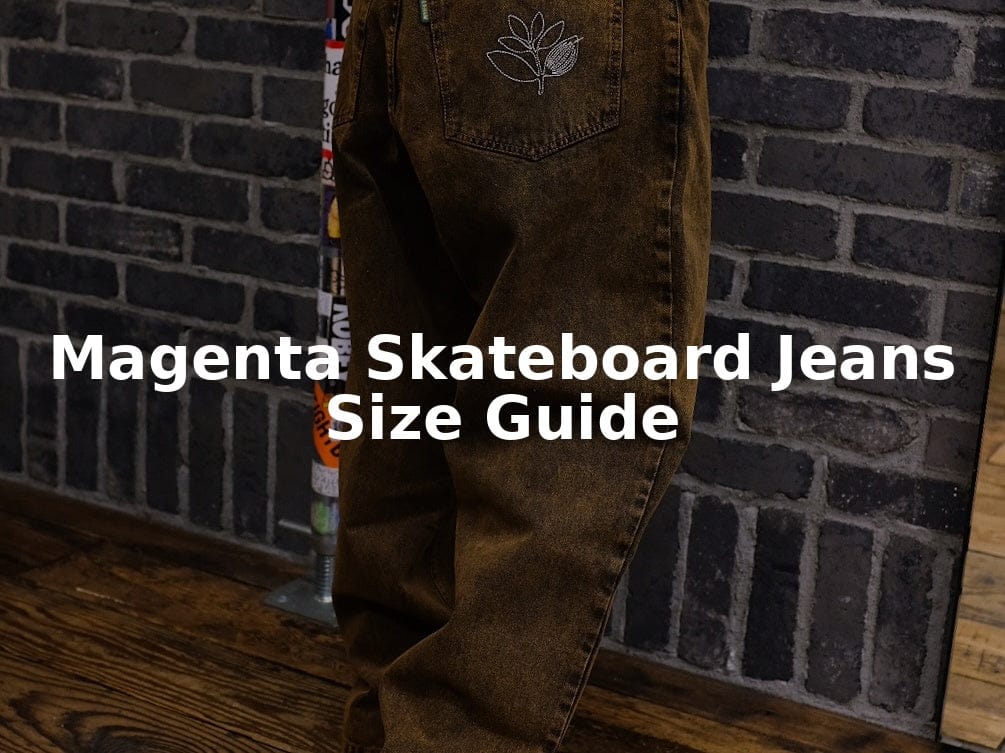 Magenta Skateboard Denim Jeans
