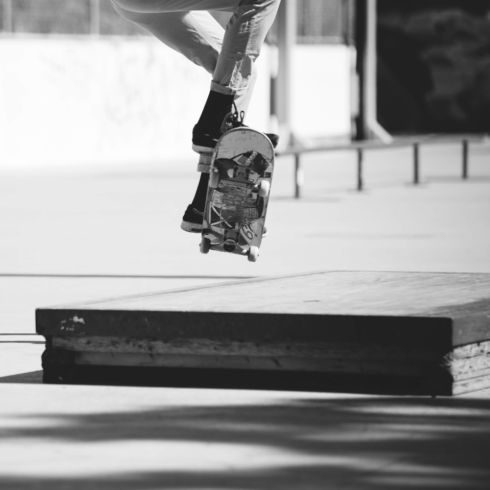 Skateboarding Ollie