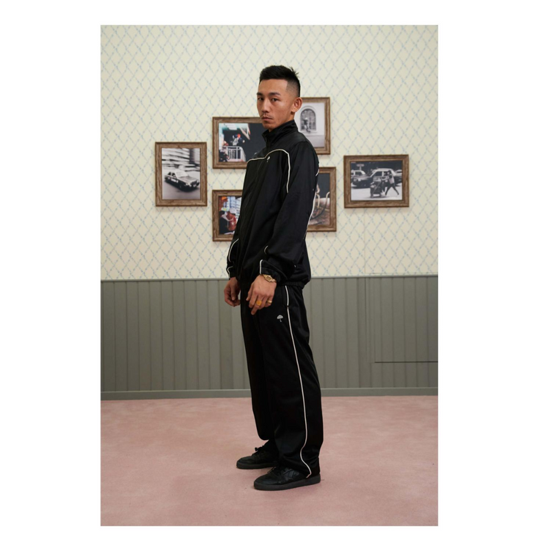 Helas Pressing Tracksuit Jacket | Black