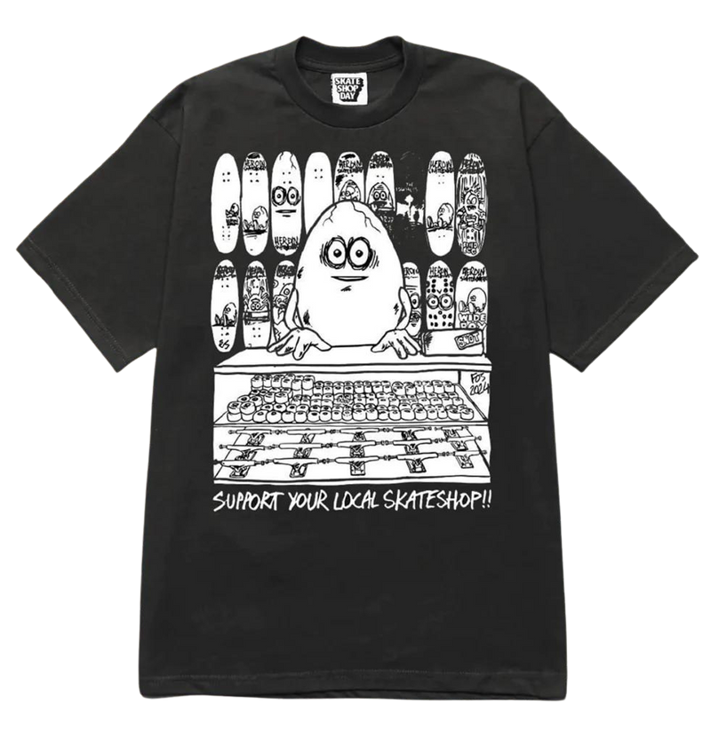Skate Shop Day 2024 T-Shirt | Black - The Vines Supply Co