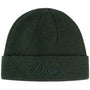 Dime MTL Cursive Wool Fold Beanie | Forest Green