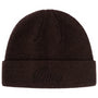 Dime MTL Cursive Wool Fold Beanie | Dark Brown