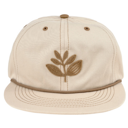 Magenta Skateboards Amiral 6 Panel Cap | Natural - The Vines Supply Co