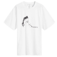 Camiseta jodidamente impresionante de ansiedad | Blanco