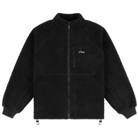 Dime MTL Polar Fleece Sherpa Zip | Black