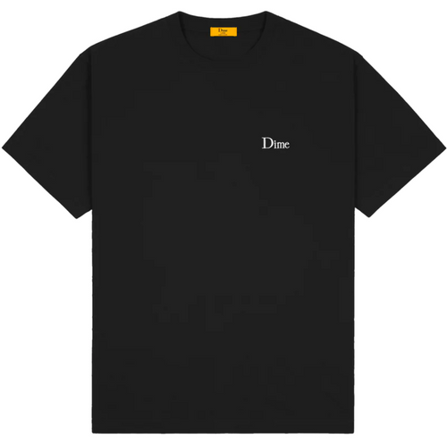 Dime MTL Dime MTL Classic Small Logo T-Shirt | Black Tees | The Vines