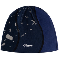 Dime MTL Reverse Stitch Skully Beanie | Navy