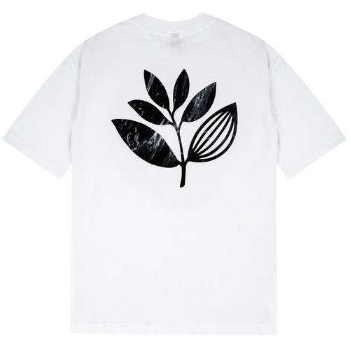 Magenta Skateboards Marble T-Shirt | White - The Vines Supply Co