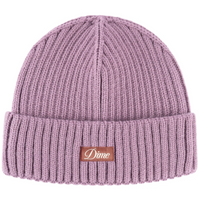 Dime MTL Cursive Fold Beanie | Pink Lilac