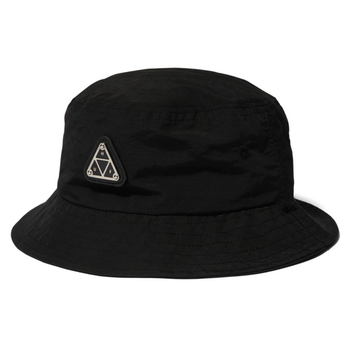 HUF Metal TT Bucket Hat | Black - The Vines Supply Co