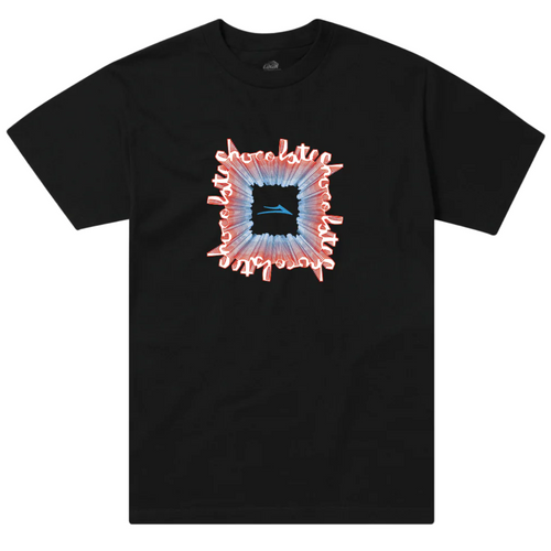 Lakai x Chocolate Skateboards Vortex T-Shirt | Black - The Vines Supply Co