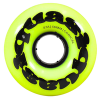 Quasi Stoner 87A Conical Skateboard Wheels (Tennis Ball) | 56mm