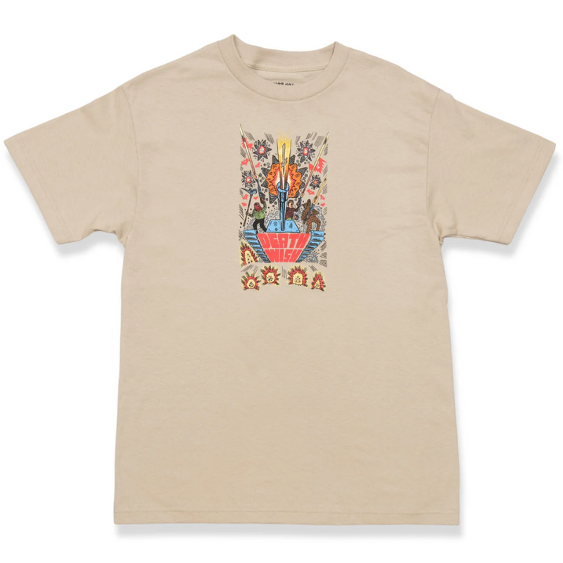 Deathwish Skateboards Got To Get Tough Sand T-Shirt | Sand - The Vines Supply Co