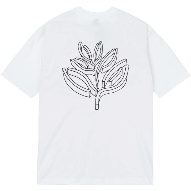 Magenta Skateboards Brutalista T-Shirt | White - The Vines Supply Co