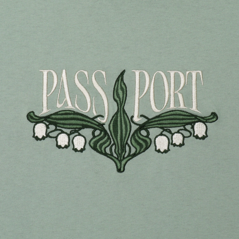 Pass~Port Lily of The Valley T-Shirt | Stonewash Green