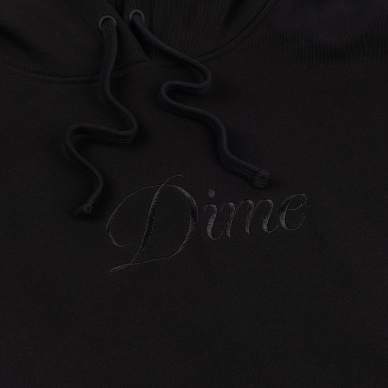 Dime MTL Dime MTL Cursive Logo Hoodie | Black Hoodies | The Vines