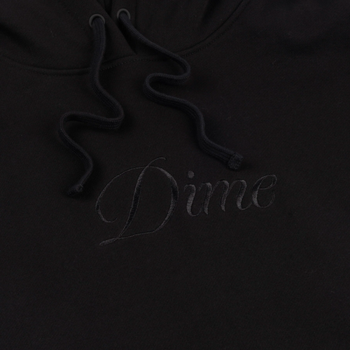 Dime MTL Dime MTL Cursive Logo Hoodie | Black Hoodies | The Vines