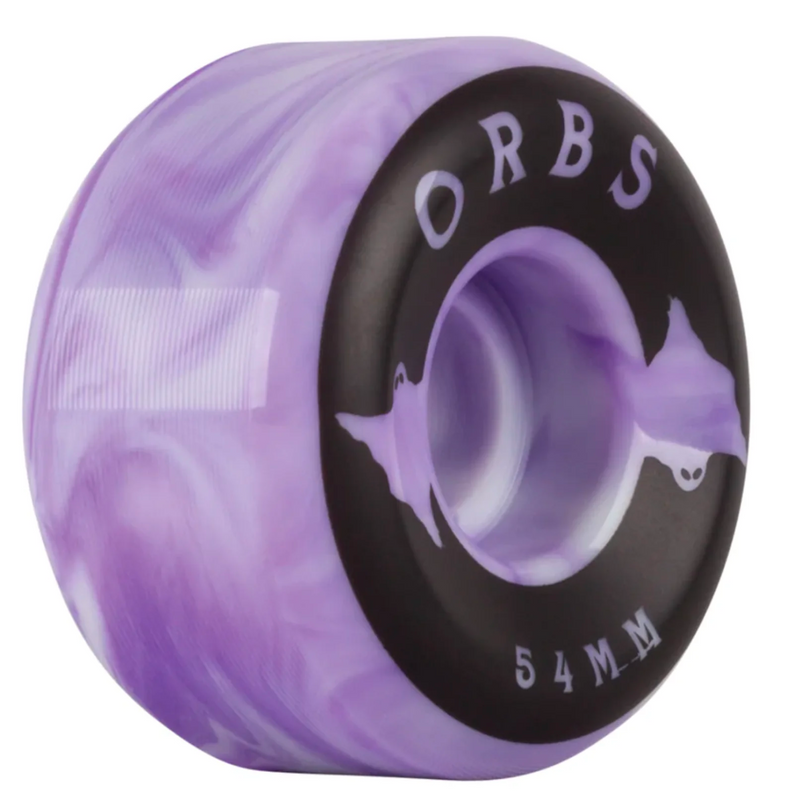 Welcome Skateboards Welcome Skateboards Orbs Specters Swirls Conical Purple Wheels | 54mm | The Vines