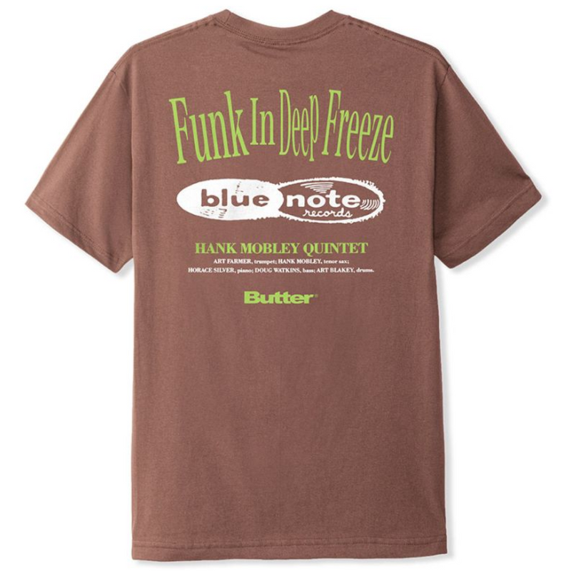 Butter Goods x Blue Note Funk T-Shirt | Washed Wood