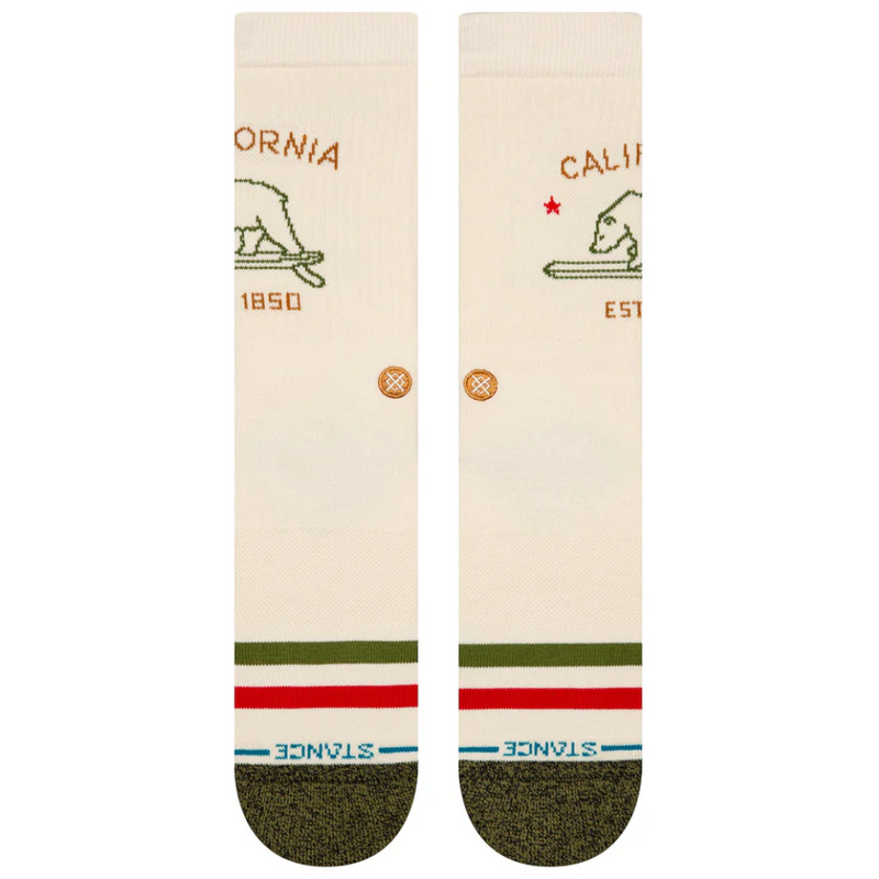 Stance California Republic 2 Socks | Off-White