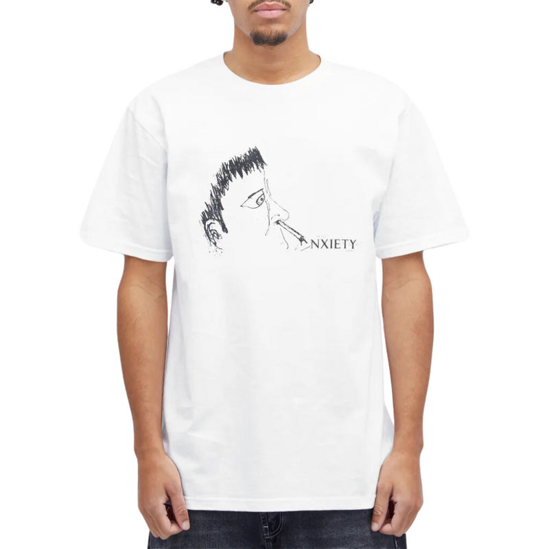 Fucking Awesome Anxiety T-Shirt | White
