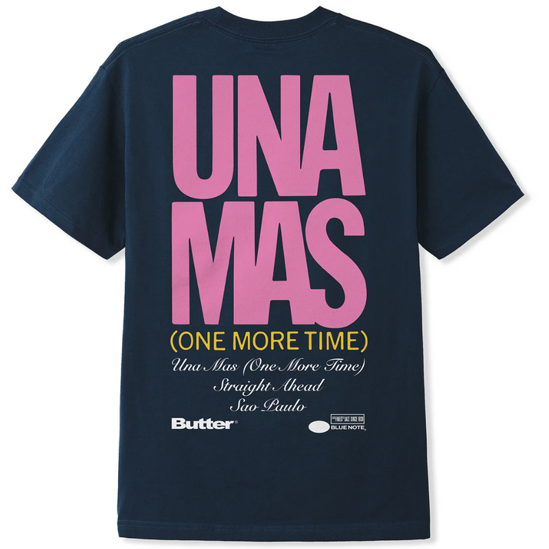 Butter Goods x Blue Note Una Mas T-Shirt | Navy