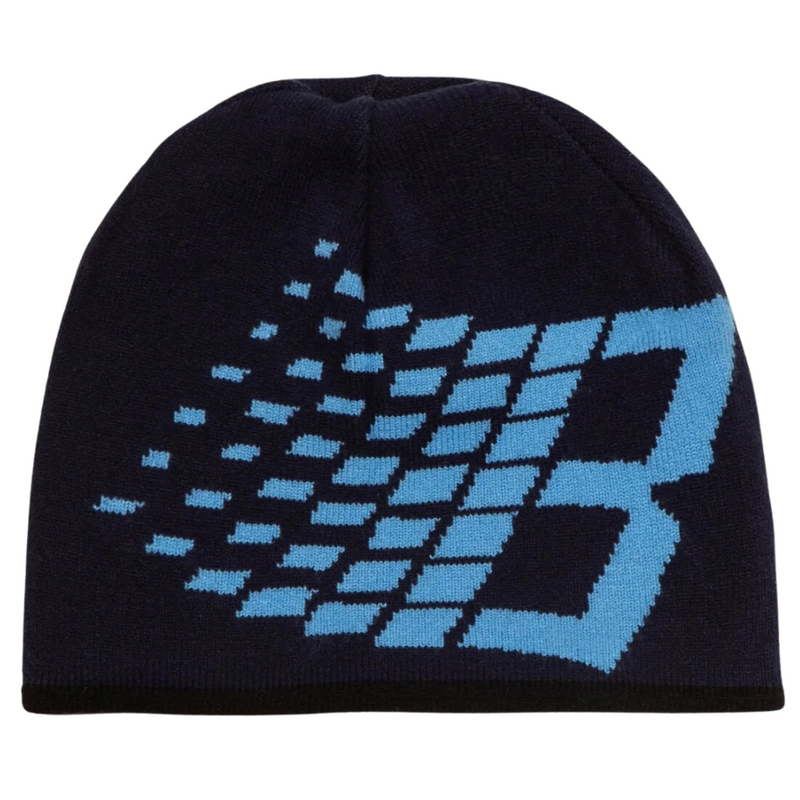 Bronze 56K Reversible Fatso B Skully Beanie | Navy & Black