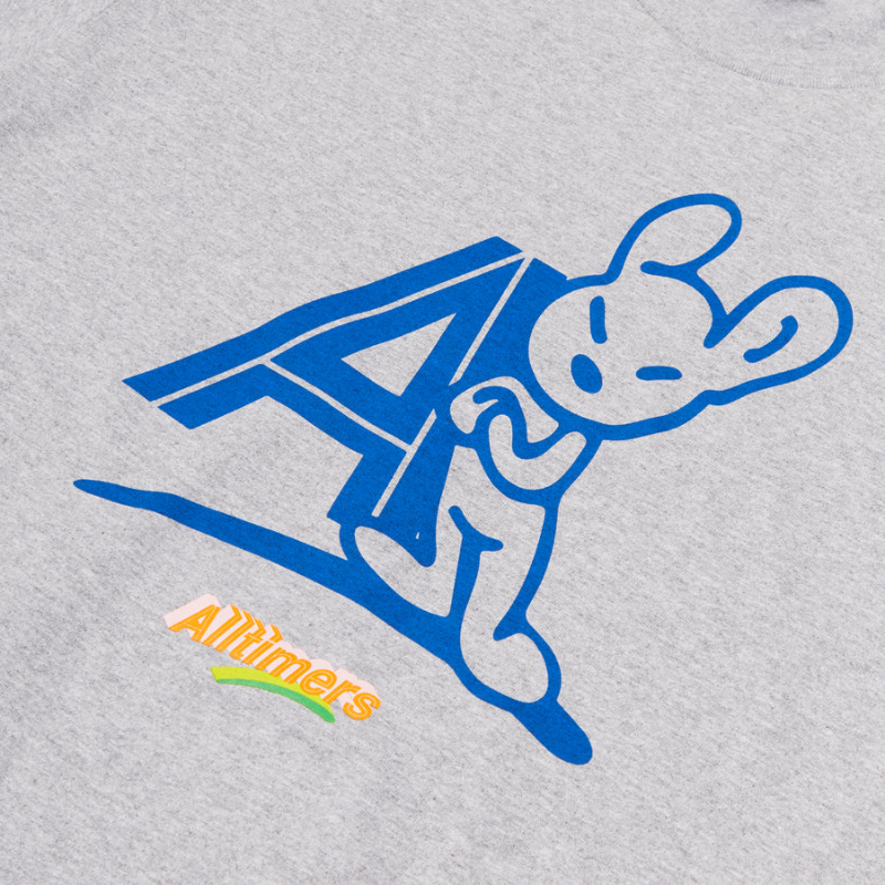 Alltimers Mad Rabbit T-Shirt | Heather Grey - The Vines Supply Co