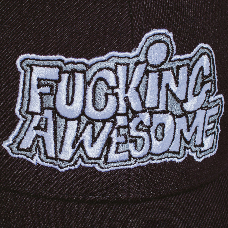 Fucking Awesome PBS Logo Strapback Cap | Black