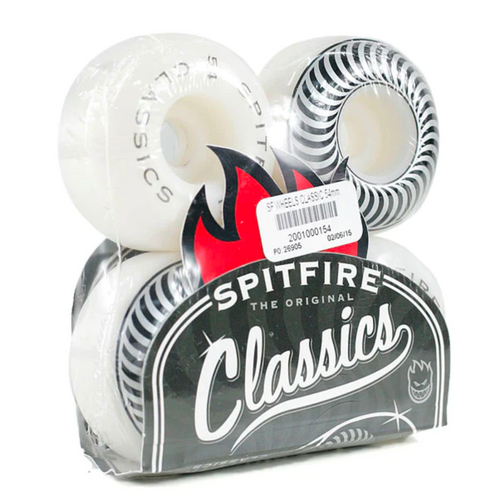 Spitfire Wheels Spitfire Classics Skateboard Wheels 99D Black | 54mm Wheels | The Vines