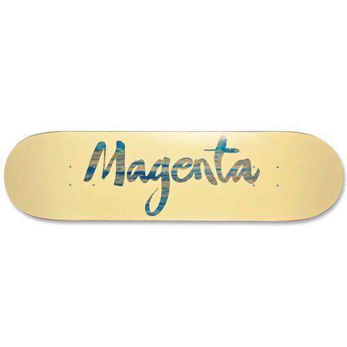 Magenta Magenta Big Brush Team Skateboard Deck | The Vines