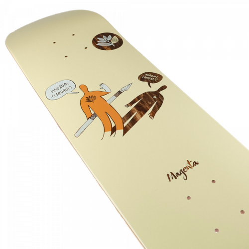 Magenta Magenta Morgan Campbell Paper Cut Skateboard Deck | 8.25" Decks | The Vines