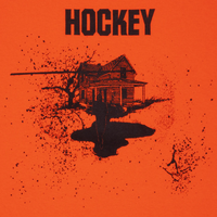 Hockey Split Milk T-Shirt | Orange - The Vines Supply Co