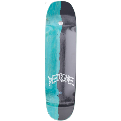 Welcome Skateboards Welcome Flash on Moontrimmer 2.0 Blue Skateboard Deck | 8.65" | The Vines