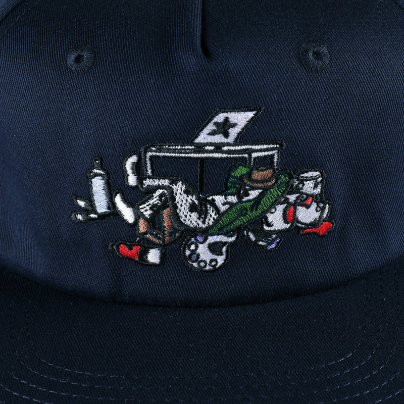 Pass~Port Lucid Dream Workers Cap | Navy & Dark Green