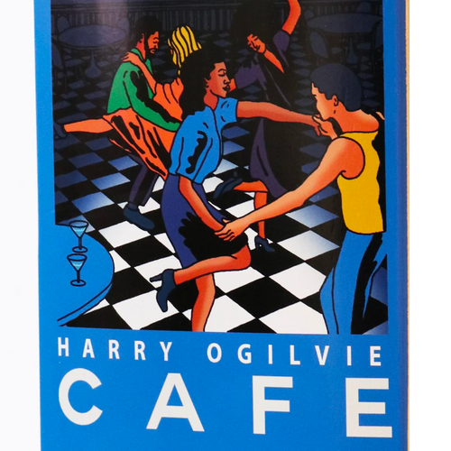 Skateboard Cafe Skateboard Cafe Harry Ogilvie Old Duke Skateboard Deck Blue | 8" | The Vines