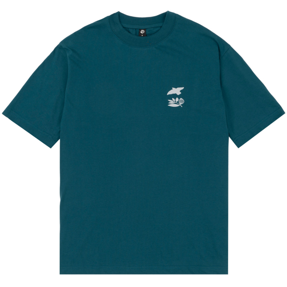 Magenta Skateboards Aerial T-Shirt | Petrol Blue - The Vines Supply Co