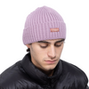 Dime MTL Cursive Fold Beanie | Pink Lilac