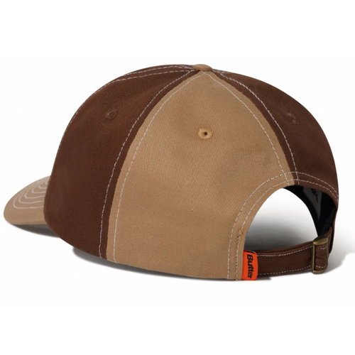 Butter Goods Design 6 Panel Cap | Brown & Tan - The Vines Supply Co