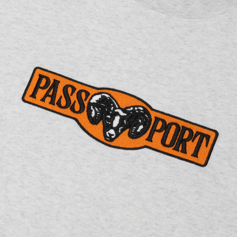 Pass~Port Ram T-Shirt | Ash