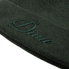 Dime MTL Cursive Wool Fold Beanie | Forest Green