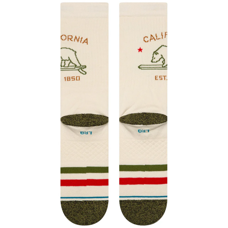 Stance California Republic 2 Socks | Off-White