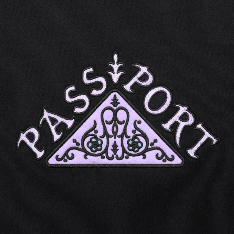 Pass~Port Manuscript T-Shirt | Black - The Vines Supply Co