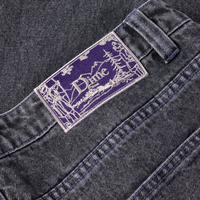 Dime MTL Classic Baggy Denim Pants | Faded Black