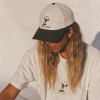 Palmah NZ Smell The Flowers Cap | Off White & Pine Green